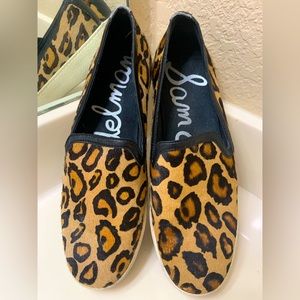 Sam Edelman real fur Leopard Vans